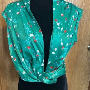Atoir Green Floral Tank Top